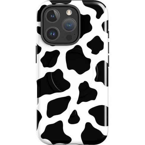 Cow Print iPhone 16 Pro Max Magsafe Impact Case